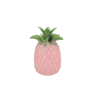 Vaas 'Pineapple Tropical' roze - H 22 x D 16 cm