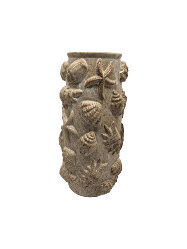 Vaas Schelpen - D15 x H30cm Zand