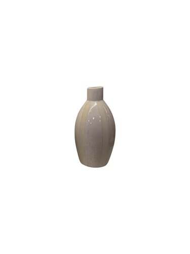 Vaas Streep - D14 x H28cm Crème