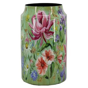 Vaas Veria Jet Home met bloemen - D 24 x H 45 cm