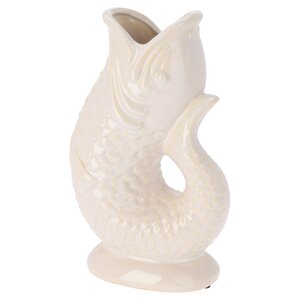 Vaas vis met grote mond - D 18 x H 22 cm