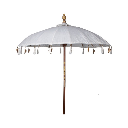 Van der Leeden Parasol Bali wit - D 185 x H 260 cm - afbeelding 1