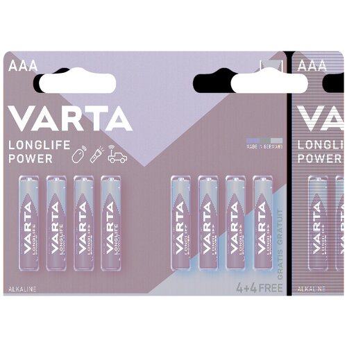 Varta Longlife Power Alkaline AAA 4+4