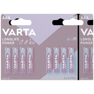 Varta Longlife Power Alkaline AAA 4+4