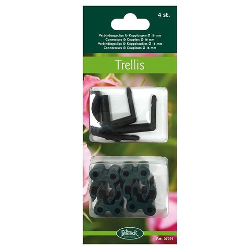 Verbindingsclips & Koppelstukjes / 4 stuks Ø 5 mm & Ø 16 mm - afbeelding 1