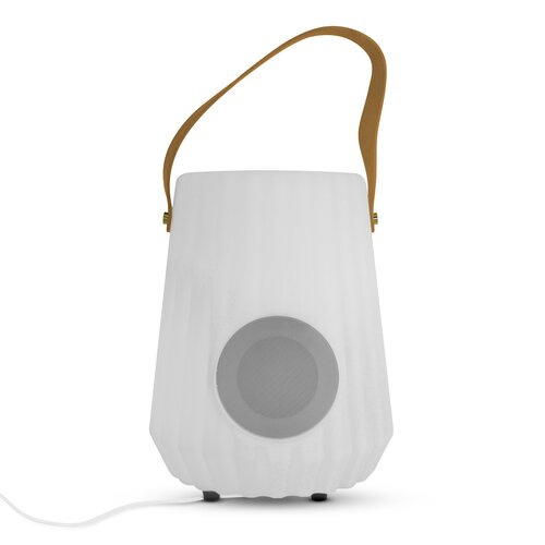 Verlichte fleskoeler + sound D 24 x H 30 cm 12xRGB USB oplaadbaar - afbeelding 3