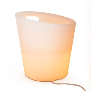 Verlichte ijsbucket D 27 x H 30 cm 12xRGB USB oplaadbaar - afbeelding 1