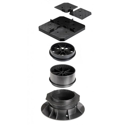 Dreentegel Verstelbare tegeldrager basis 50-74mm voor daktuin - afbeelding 2