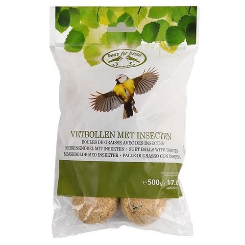 Vetbollen met insecten