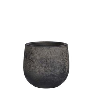 Victor pot rond d.bruin - h16xd19cm