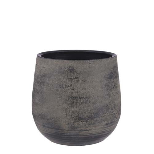 Victor pot rond d.bruin - h33xd36cm