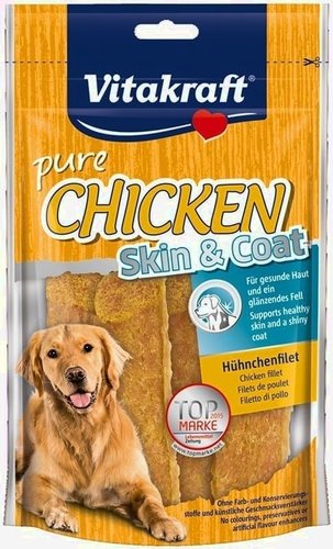 Vitakraft Chicken kipfilet hond skin&coat 70gr