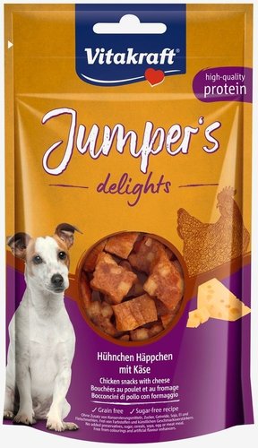 Vitakraft Jumpers delights kip kaas, 80g, hond