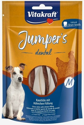 Vitakraft Jumpers dental kip twisted M, 150g, hond
