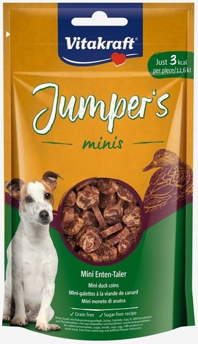 Vitakraft Jumpers minis eend coins, 80g, hond