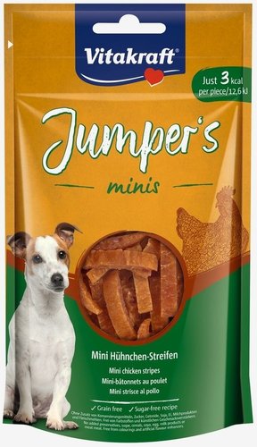 Vitakraft Jumpers minis kip stripes, 80g, hond