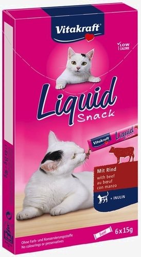 Vitakraft Liquid Snack rund&Cat Grass 6 st