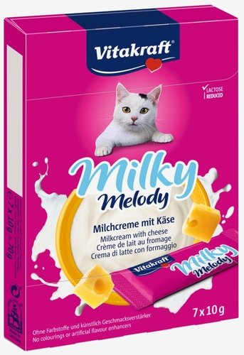 Vitakraft Milky Melody kaas kat 7x10 gr