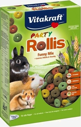 Vitakraft Rollis Party  500 gr knaagdieren