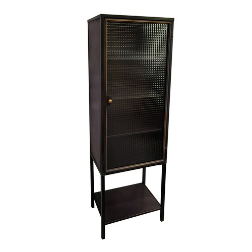 Vitrinekast Bologna - D 41 x B 55 x H 165 cm - afbeelding 1