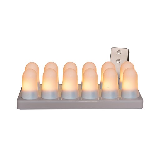 Vlamlicht oplaadbaar 6.8x5cm wt s12