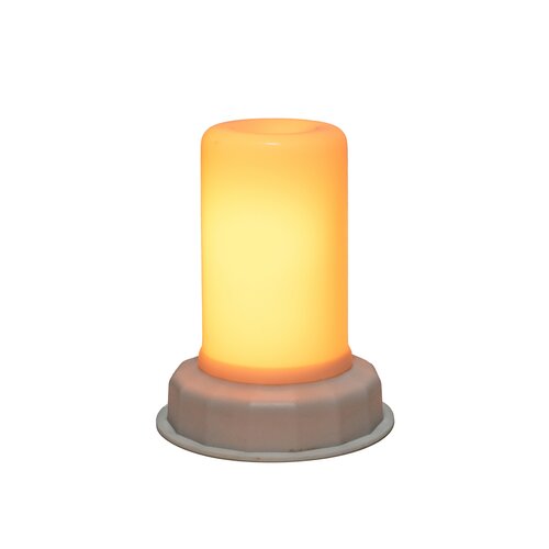 Vlamverlichting 9.5x7.5cm zwart