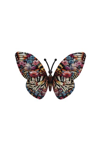 Vlinder metaal 44 x 30 cm