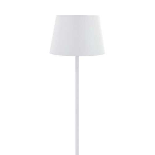 Vloerlamp LED D 28 x H 160 cm oplaadbaar USB 10400MAH matt wit - afbeelding 3