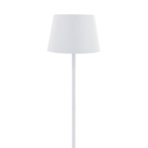 Vloerlamp LED D 28 x H 160 cm oplaadbaar USB 10400MAH matt wit - afbeelding 3