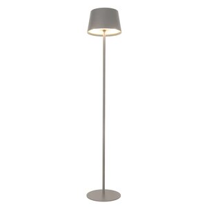 Vloerlamp LED D 28 x H 160 cm oplaadbaar USB 10400MAH zand - afbeelding 2