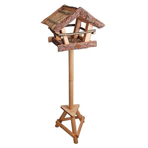 Voedertafel boomschors op voet