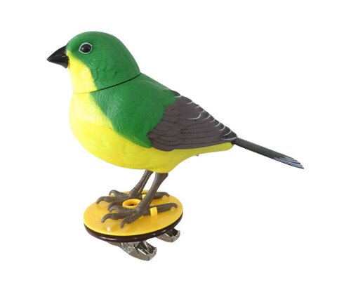 Vogel geluid+beweging met sensor 12,5 x 4,6 x 9 cm assorted