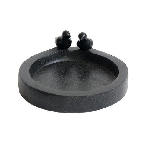 Vogelbad terrazzo rond