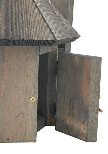 Vogelhuisje Zeshoek - 21 x 20 x 28 cm - afbeelding 5