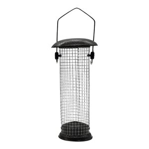 Vogelvoeder metaal pindasilo D 10 x H 20/30 cm