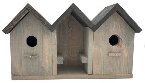 Vogelvoederhuisje met Pindakaaspothouder - 35 x 13 x 19 cm - afbeelding 2