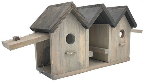 Vogelvoederhuisje met Pindakaaspothouder - 35 x 13 x 19 cm - afbeelding 4