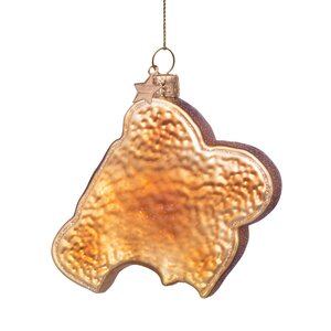 Vondels Kerstornament glas boterham met hagelslag - H9cm - afbeelding 4