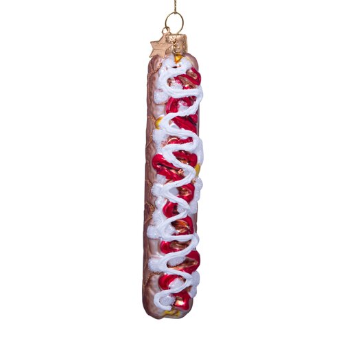 Vondels Kerstornament glas frikandel speciaal - H10cm - afbeelding 1