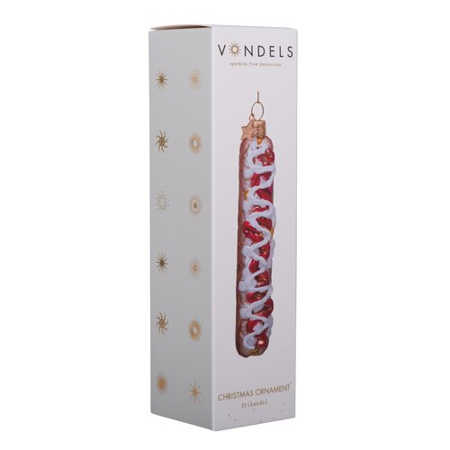 Vondels Kerstornament glas frikandel speciaal - H10cm - afbeelding 2