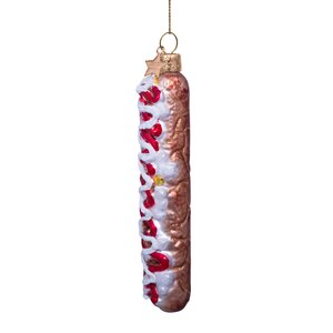 Vondels Kerstornament glas frikandel speciaal - H10cm - afbeelding 4