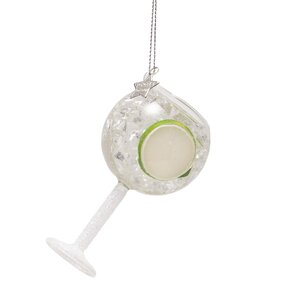 Vondels Kerstornament glas gin tonic - H11cm - afbeelding 3