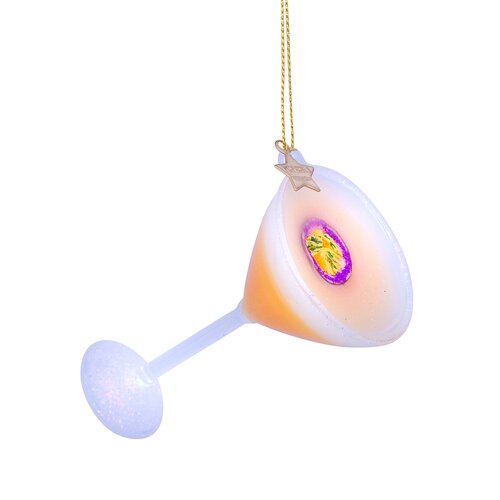 Vondels Kerstornament glas pornstar martini - H9cm - afbeelding 1