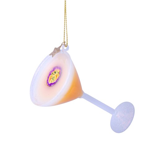 Vondels Kerstornament glas pornstar martini - H9cm - afbeelding 2