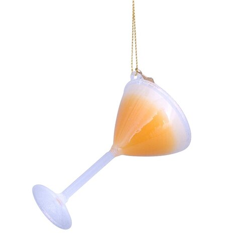 Vondels Kerstornament glas pornstar martini - H9cm - afbeelding 4