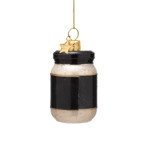 Vondels Kerstornament glas truffelmayonaise - H7cm - afbeelding 3