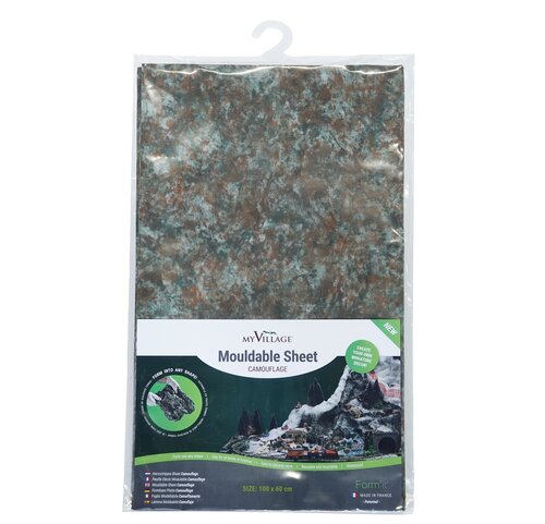 VORMBARE SHEET CAMOUFLAGE 100x60CMGeef het materiaal de vorm die u wilt. De mog - afbeelding 1