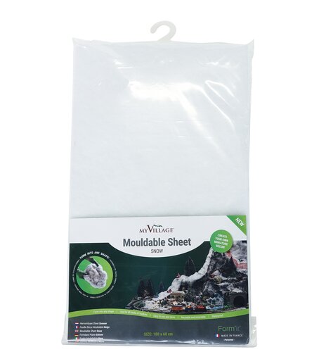 VORMBARE SHEET SNEEUW 100x60CMGeef het materiaal de vorm die u wilt. De mogelij - afbeelding 1