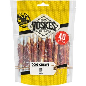 Voskes Rawhide Eend Twist - 400gr - afbeelding 1