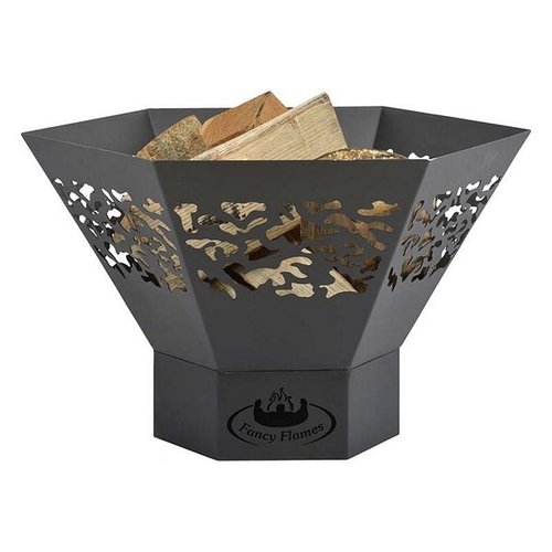 Vuurschaal laser cut zeshoekig